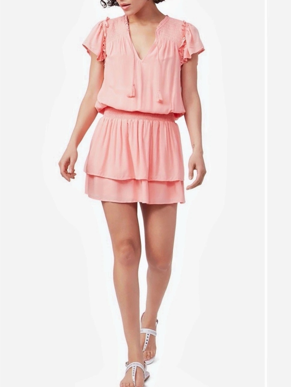 Paige Pink Mini Dress Like New